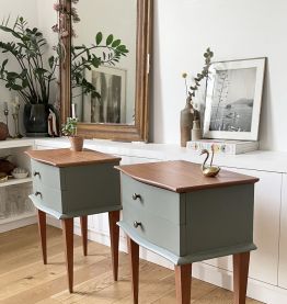 Paire de chevets vintage