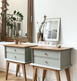 Paire de chevet vintage