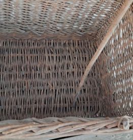 Panier osier pique nique 