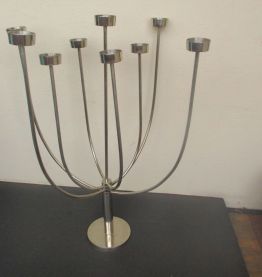 Chandelier métallique (9 branches)
