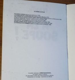 BD Plantu - A la soupe - 1987