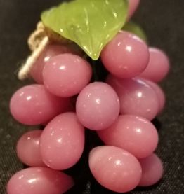 Grappe de raisin en pierre de quartz rose - 7,5 cm
