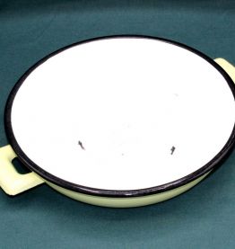 Plat à oeufs en Tôle émaillée - Vintage - Déco Cuisine Campa