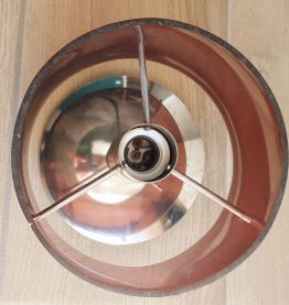 Suspension vintage en plexiglas 1970s