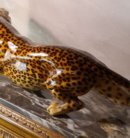 panthere ceram 1960 a 75  ,,,,,,60x17 cm 5kg bon etat  trace