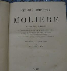 oeuvres complètes de Molière
