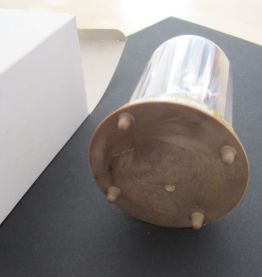 SAINT ANTOINE sous globe plastique 