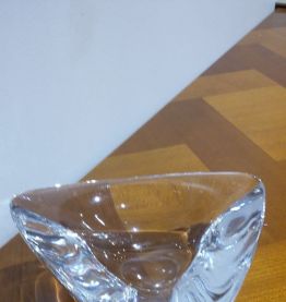 Très Joli Vide Poche Triangulaire En Cristal