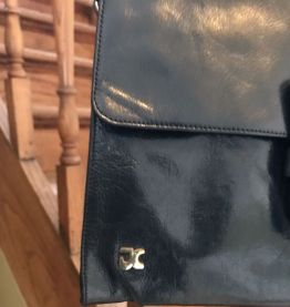 Pochette cuir année 60 