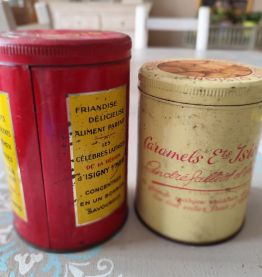 Boîtes métalliques vintages Isicrem