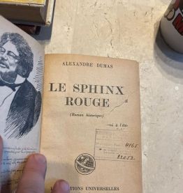 Le sphinx rouge, Alexandre Dumas (Ref. 2024-231)
