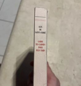 Garde tes larmes pour plus tard, (Ref. 2024-282)