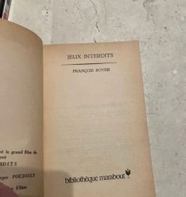 Jeux Interdits. Par François Boyer (Ref. 2024-354)