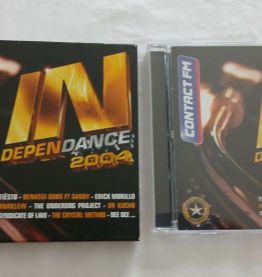 CD audio compilation techno Independance 2004 - contact FM