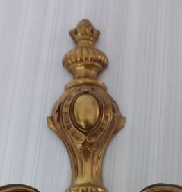 Applique double en bronze style Louis XV