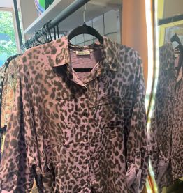 Chemise léopard vintage 