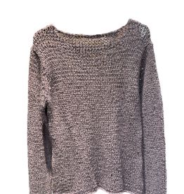 Pull en tricot violet Cerruti