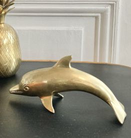 Dauphin en laiton grande taille