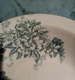 Plat creux faïence de Givors