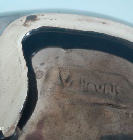 Palette de peinture en céramique (Vallauris)