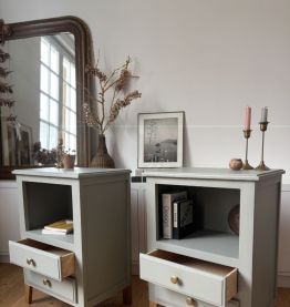 Paire de chevets  vintage