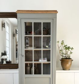 Buffet vitrine vintage