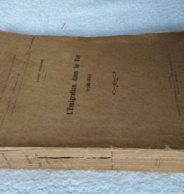 l'émigration dans le Var 1789-1825 - édition 1923 - Dédicace