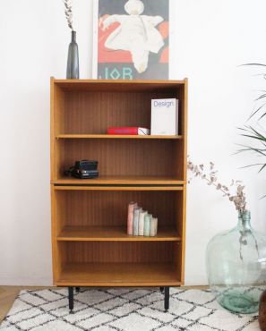 Meuble bibliothèque vintage 1950/60's style Pierre Guariche