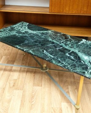 Table basse marbre vert des Alpes 1906´s