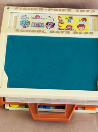School Desk Fisher Price vintage