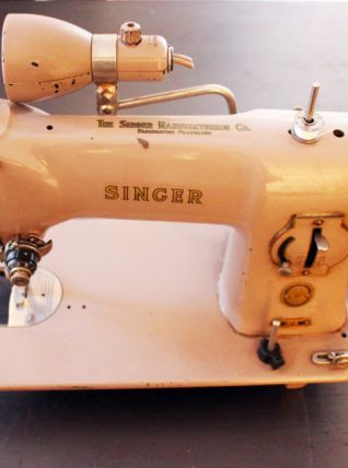 RARE Machine à coudre Singer vintage de 1957 modèle 191B