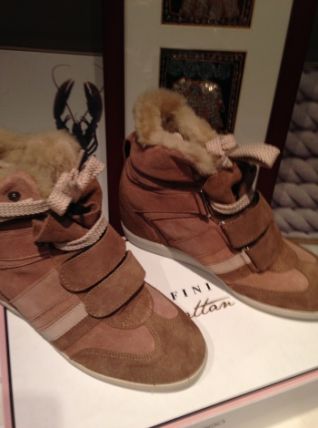 Chaussures Serafini fourrure neuves