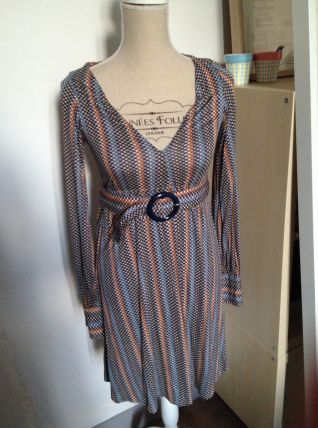 Robe style vintage imprimée 