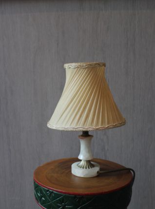 Lampe de chevet vintage en albâtre