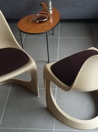 LOT de 2 chaises  "CADO" Steen OSTERGAARD - années 70