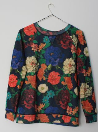 Sweat fleuri 