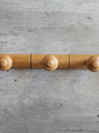 porte manteaux mural bambou