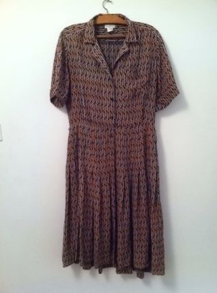 Robe plissée vintage Gérard Pasquier