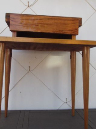 chevet vinage plaqué chêne clair 