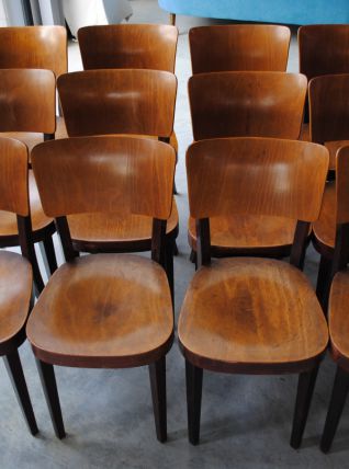 3 Chaises Thonet bistrot