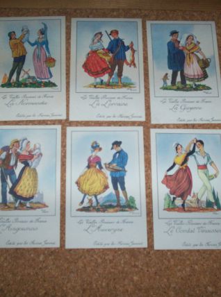 LOT 33 ANCIENS CHROMOS FARINES JAMMET  14 CM PAR 9 CM 