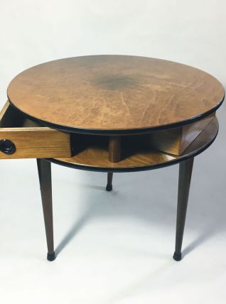 Travailleuse / table d'appoint tripode 50s