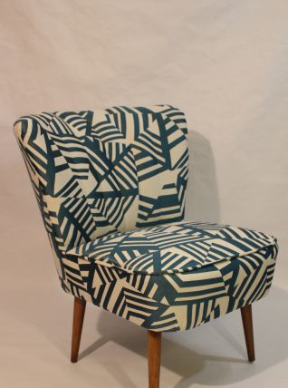Fauteuil cocktail année 50 refait neuf
