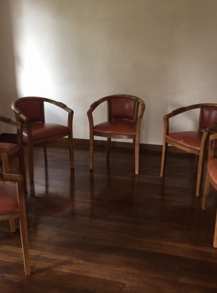 6 élégants fauteuils bridge