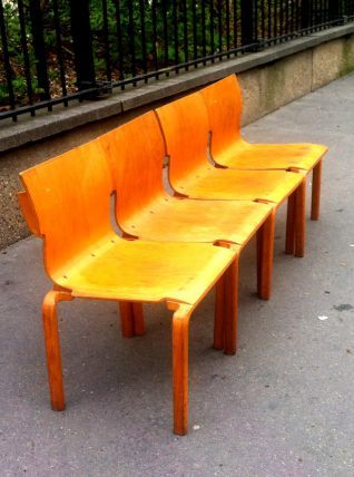 Chaises de conférence design 1960