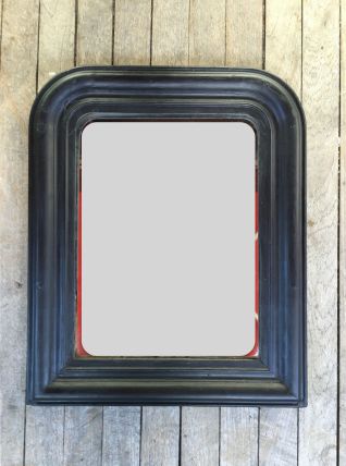 Miroir Louis Philippe 19e siècle patine noire