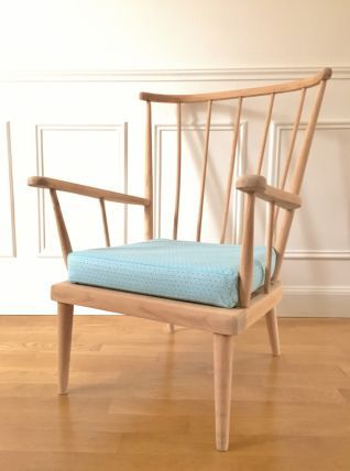 Fauteuil Baumann éventail années 60'