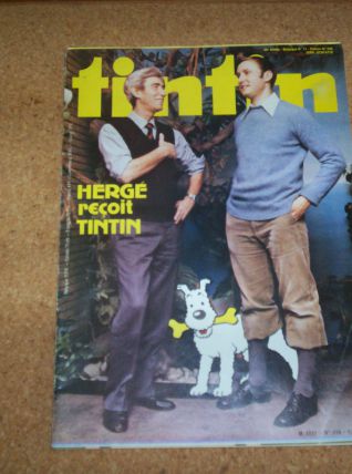 ancienne revue tintin no 235 special hergé de 1980