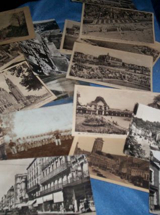 LOT VRAC DE 550 A 600 CARTES POSTALES 