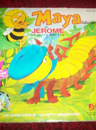 DISQUE SERIE TV MAYA L'ABEILLE et jerome + livret 